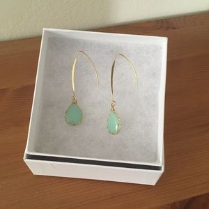 Towne & Reese stone drop earrings